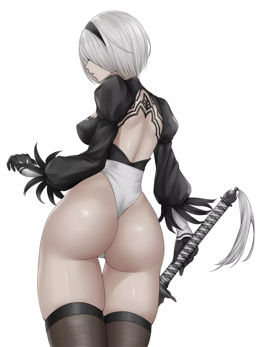 2B's delicious thighs (nyatokanyaru)