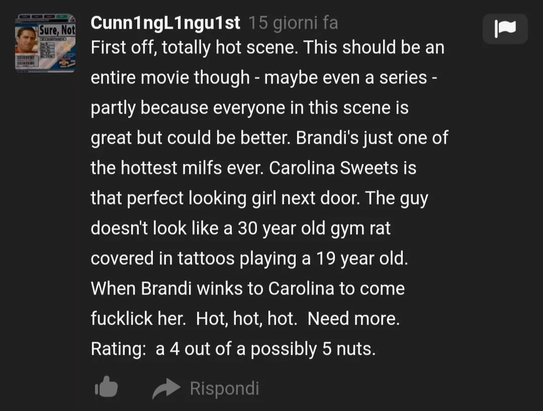 4 out of 5 nuts says Cunn1ngL1ngu1st