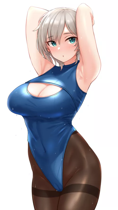 Anastasia Swimsuit And Pantyhose (Tomajiyama ) [Idolmaster]