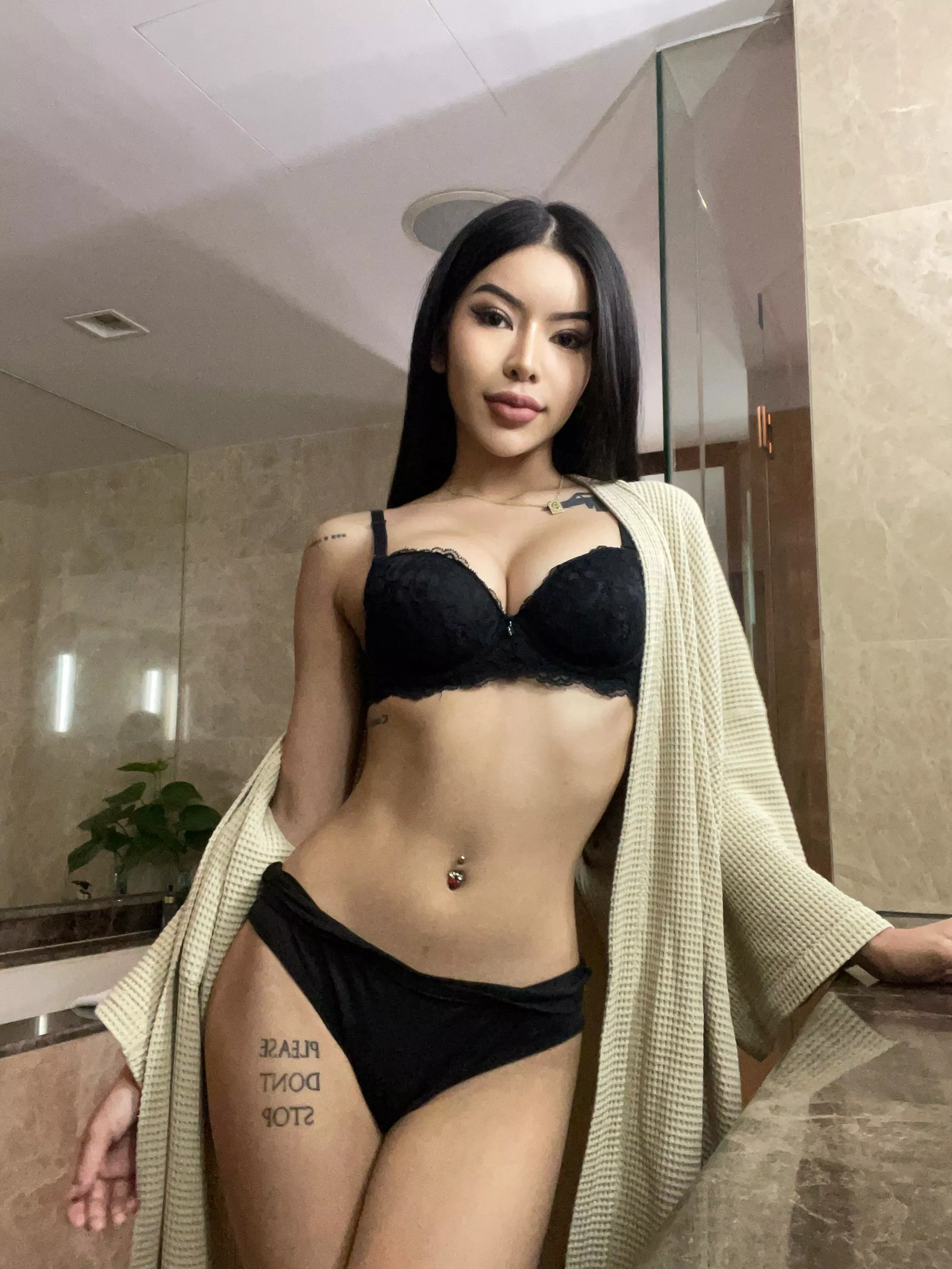 do you see the tattoo on my thigh? please don't stop