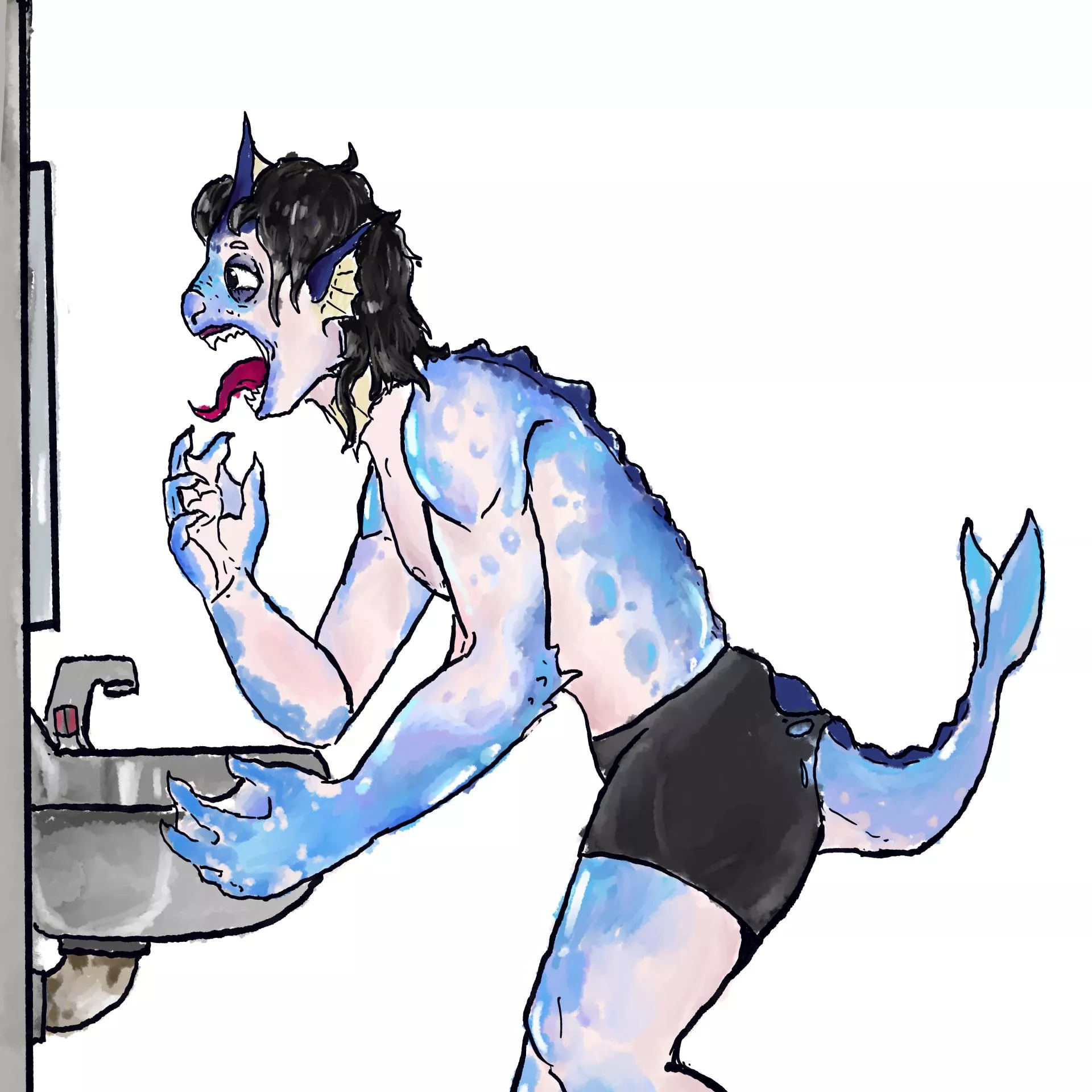 Feeling Vappy (M Human -> M Vaporeon)