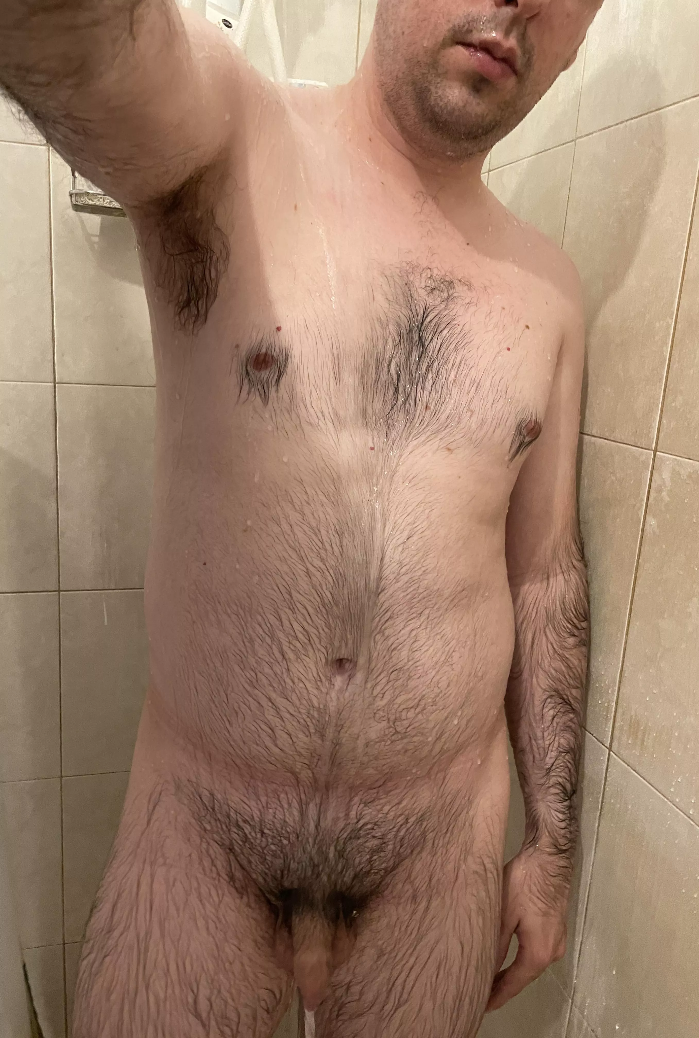 Hot shower after a long day