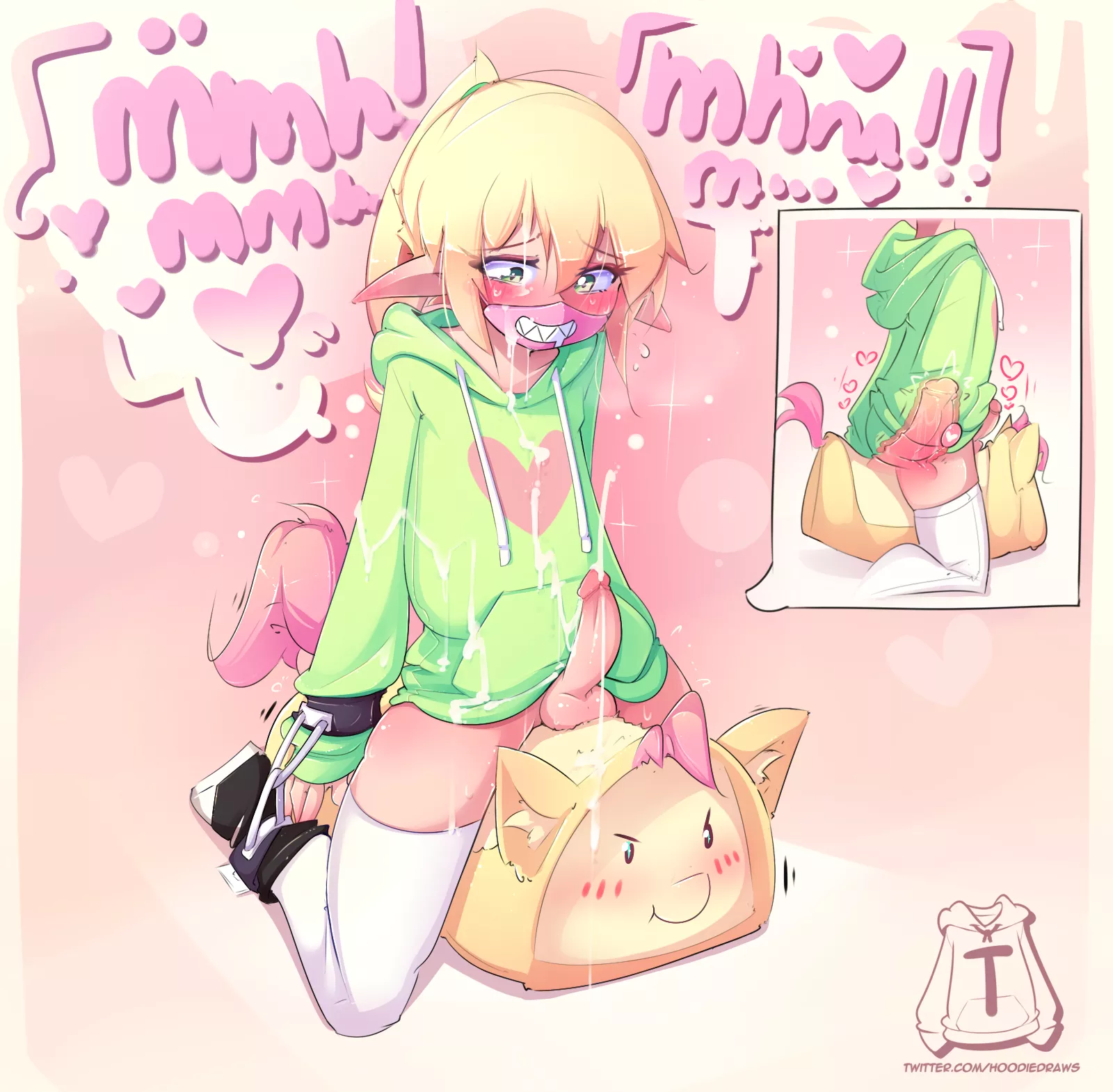 Max riding his sybee-an (t-hoodie)