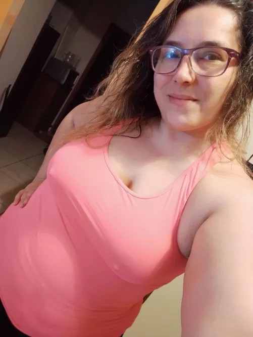 Mommy doesn't need bra at all