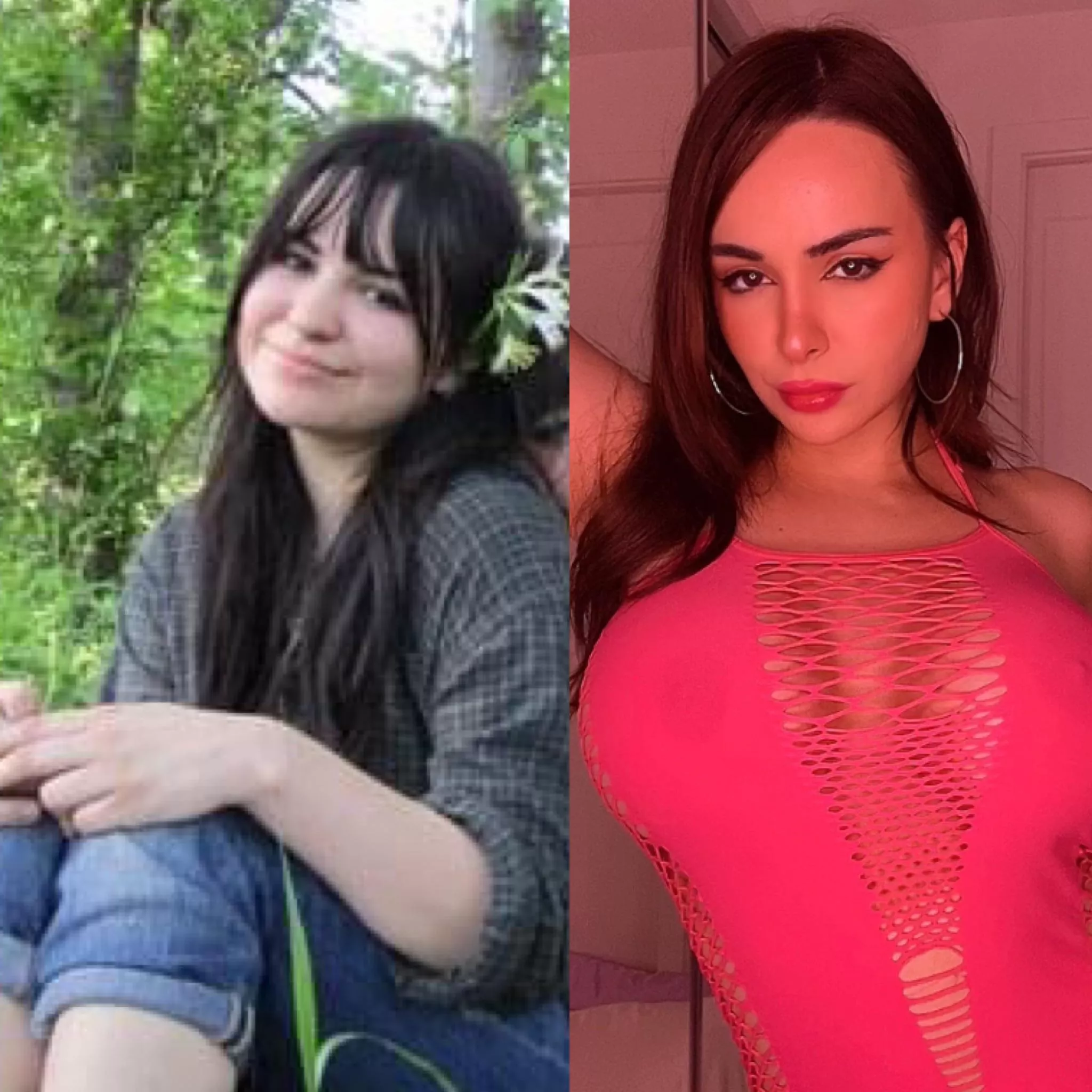 my transformation so far 💞 this monday i’m getting my lips done!! woo!! my transformation so far 💞 this monday i’m getting my lips done!! woo!!