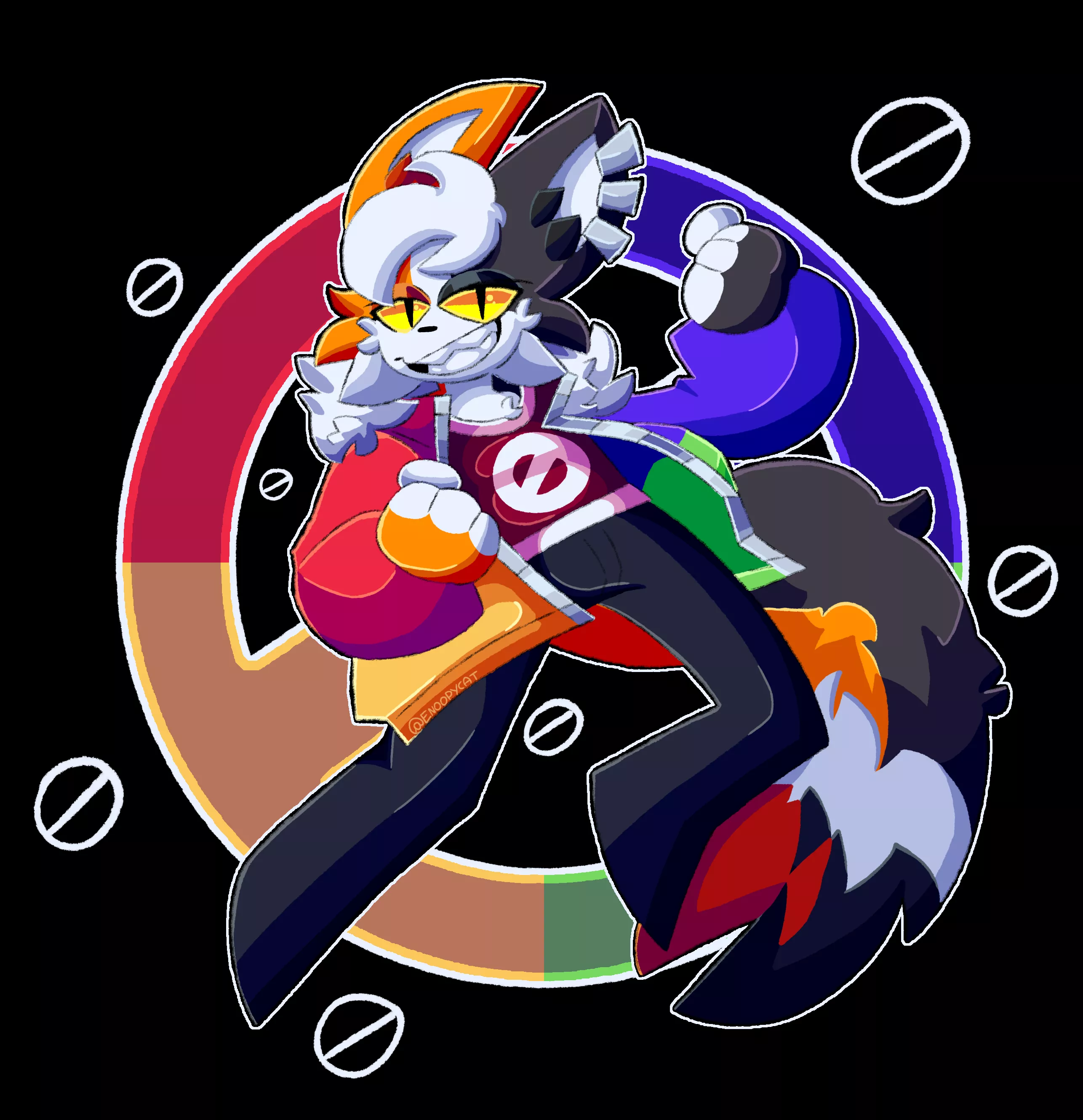 new clothing for my fursona (art by me)