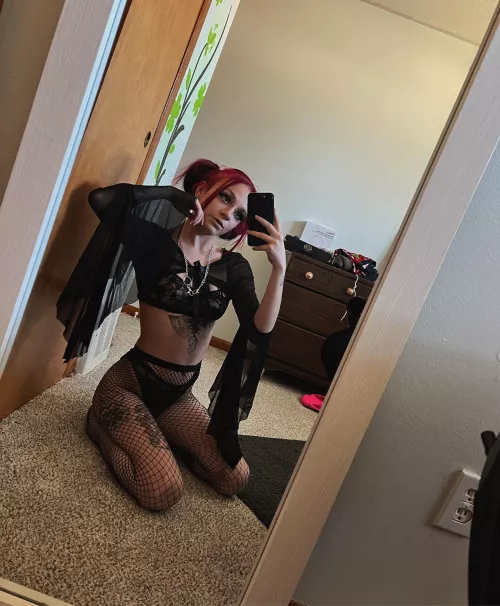 On my knees, awaiting you