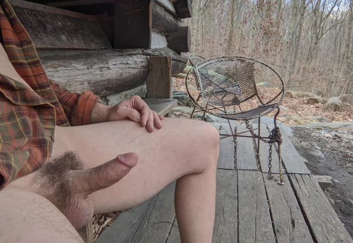 Probably not what the trail shelter was intended for