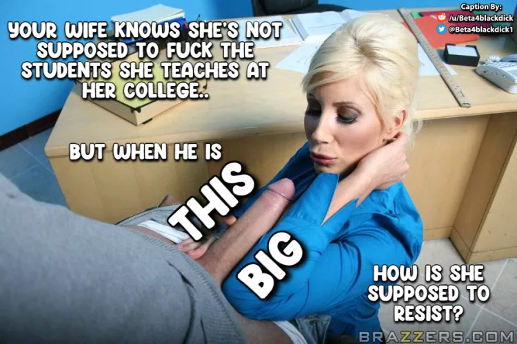 She knows better, but that doesn't mean she says no!