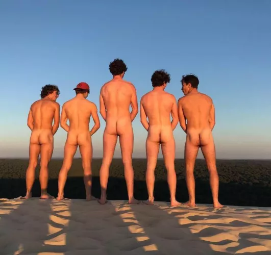 The boys at the beach