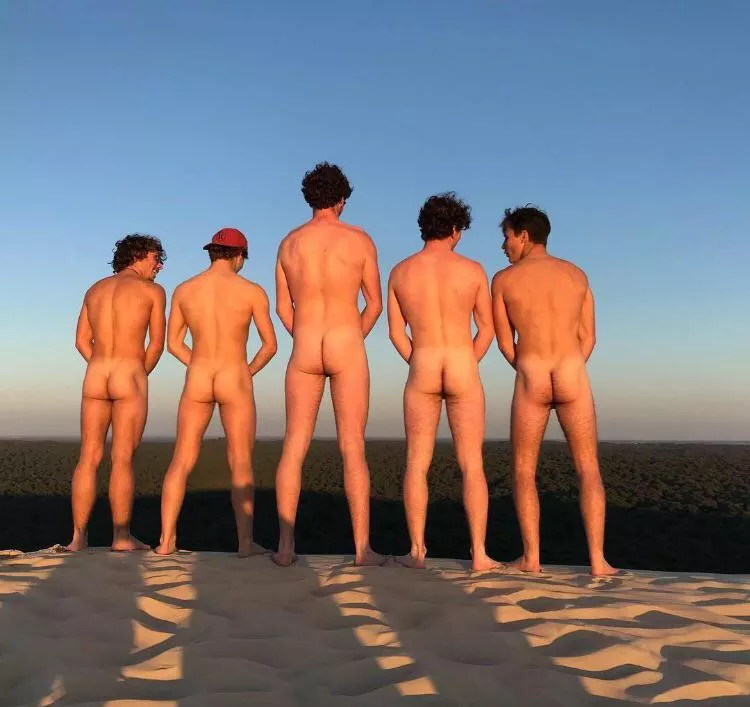 The boys at the beach