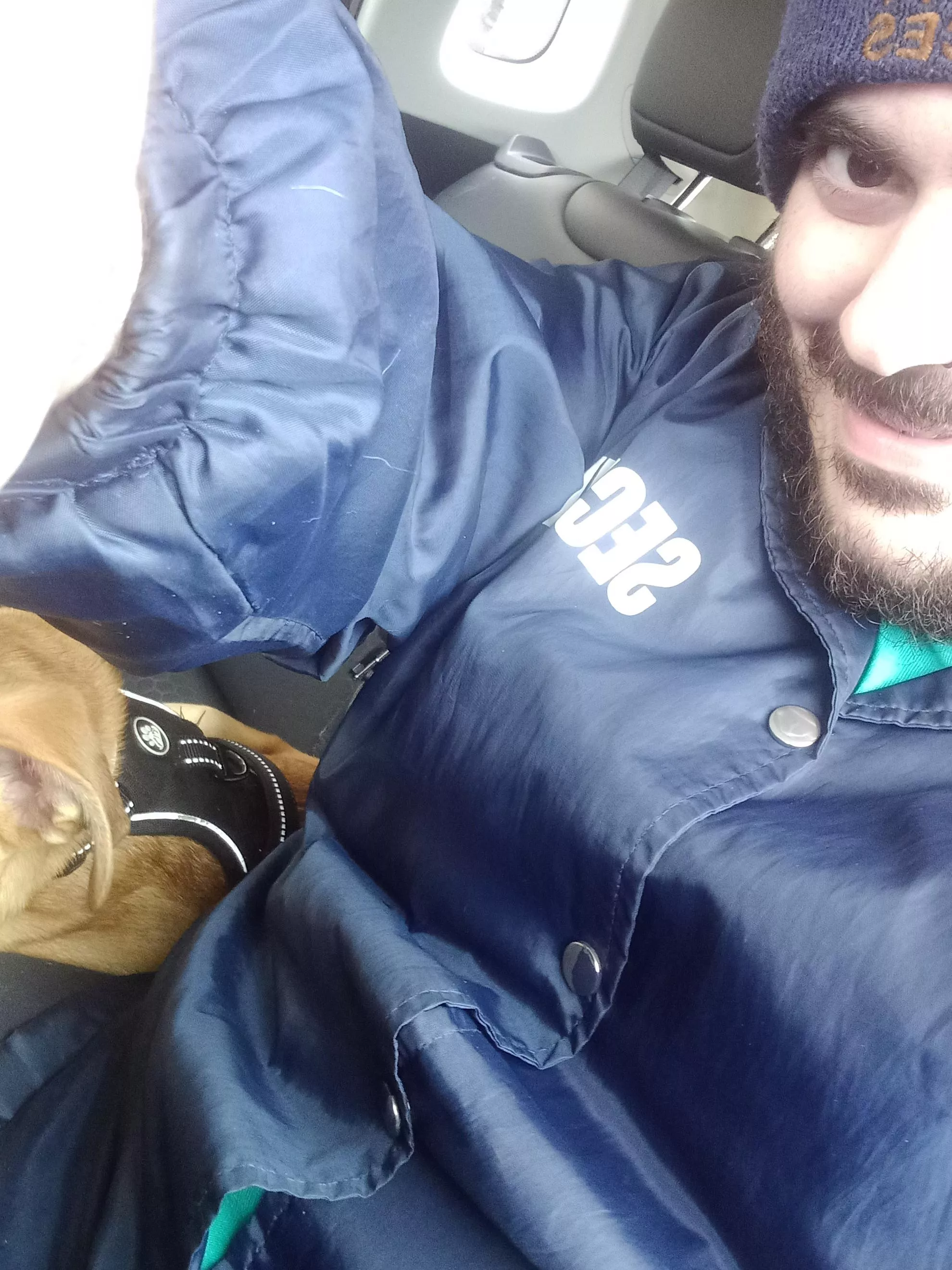 took the doggy to work with me took the doggy to work with me