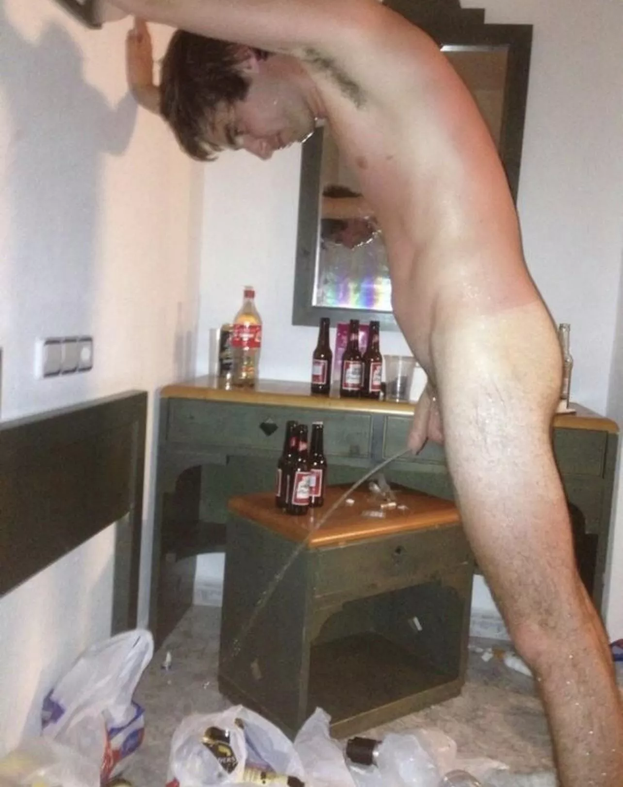 Who wants to lay down a get a drink?