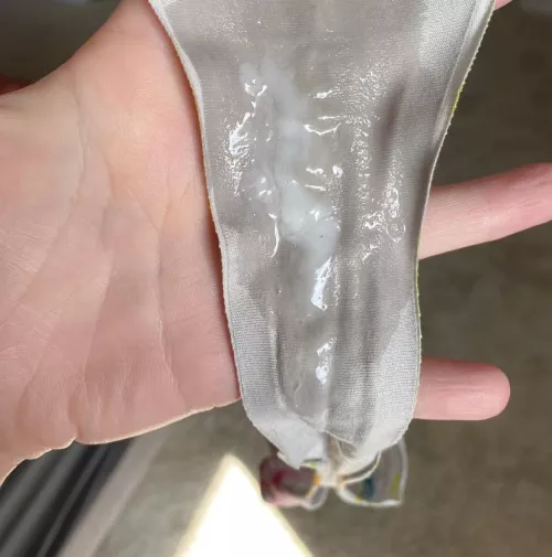 COMPLETELY soaked and FULL of cream. Makes your mouth water!