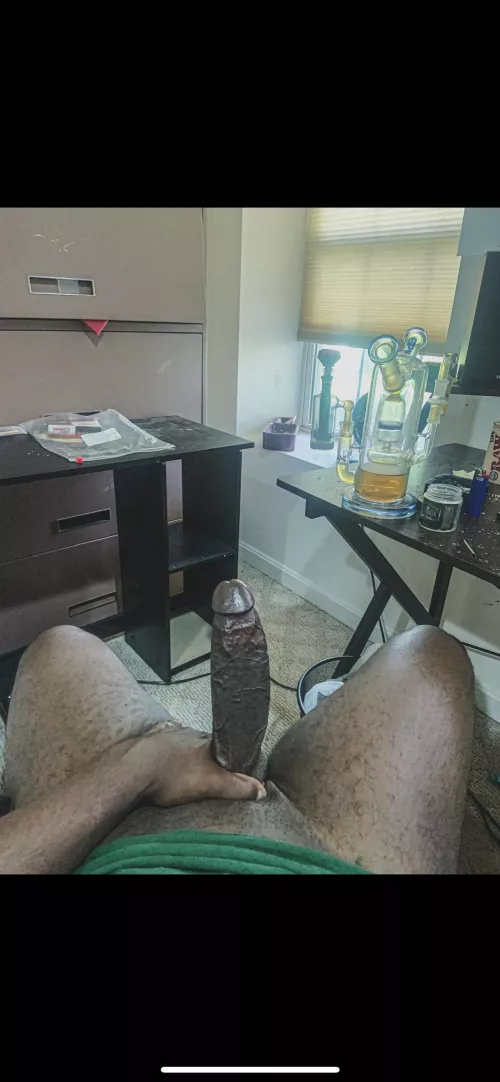 I love showing off my husband bbc and smoking weed