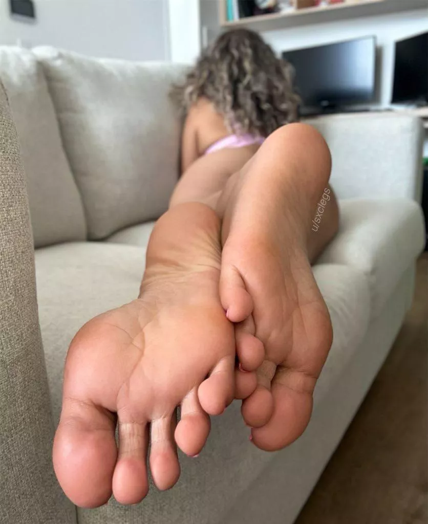 I’m sure your lips would naturally gravitate towards my soles