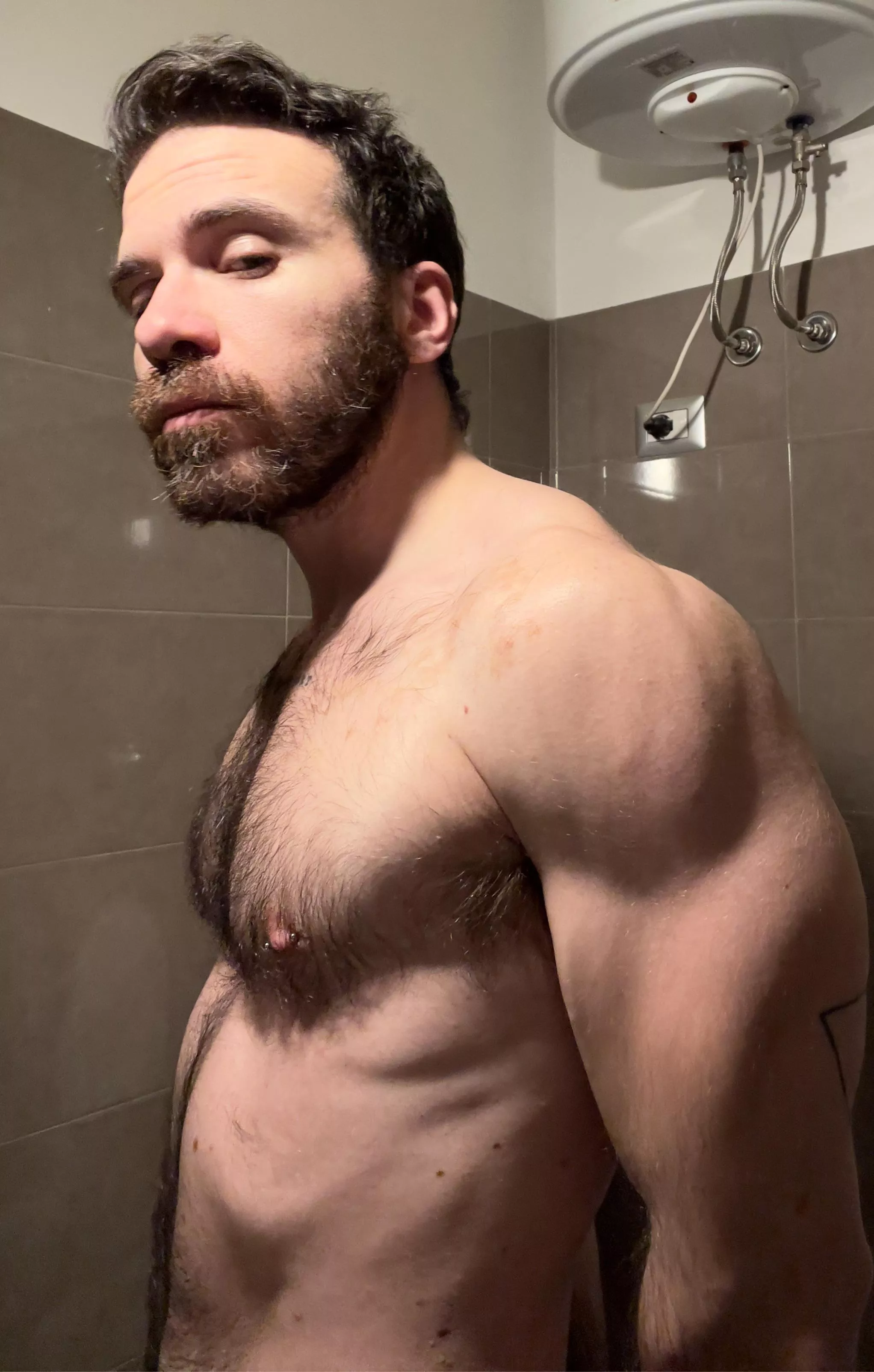 In the bathroom In the bathroom