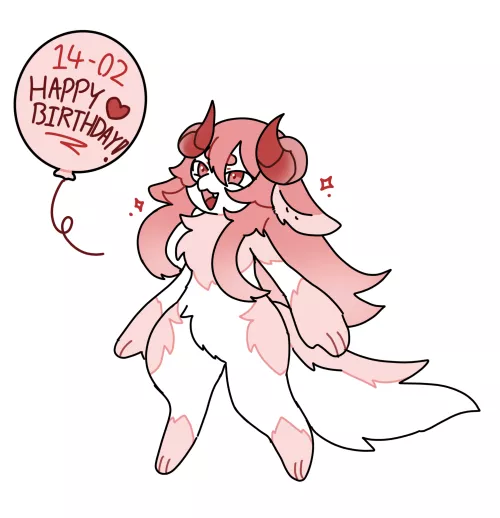 it's my birthday! (art by me)