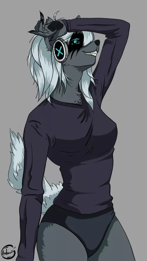 My Official Fursona Fully Rendered