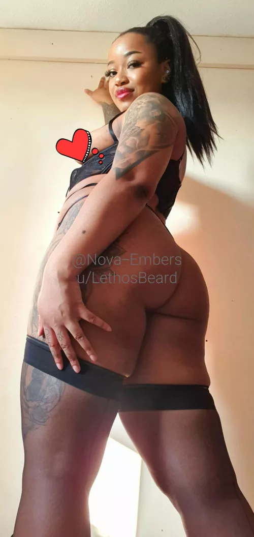 My thighs are too thicc for these stockings 😍