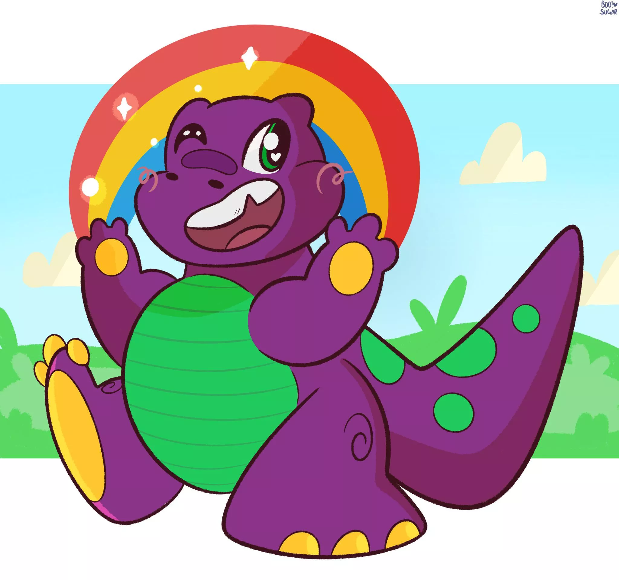 [OC] Barney!! 🌈💜✨