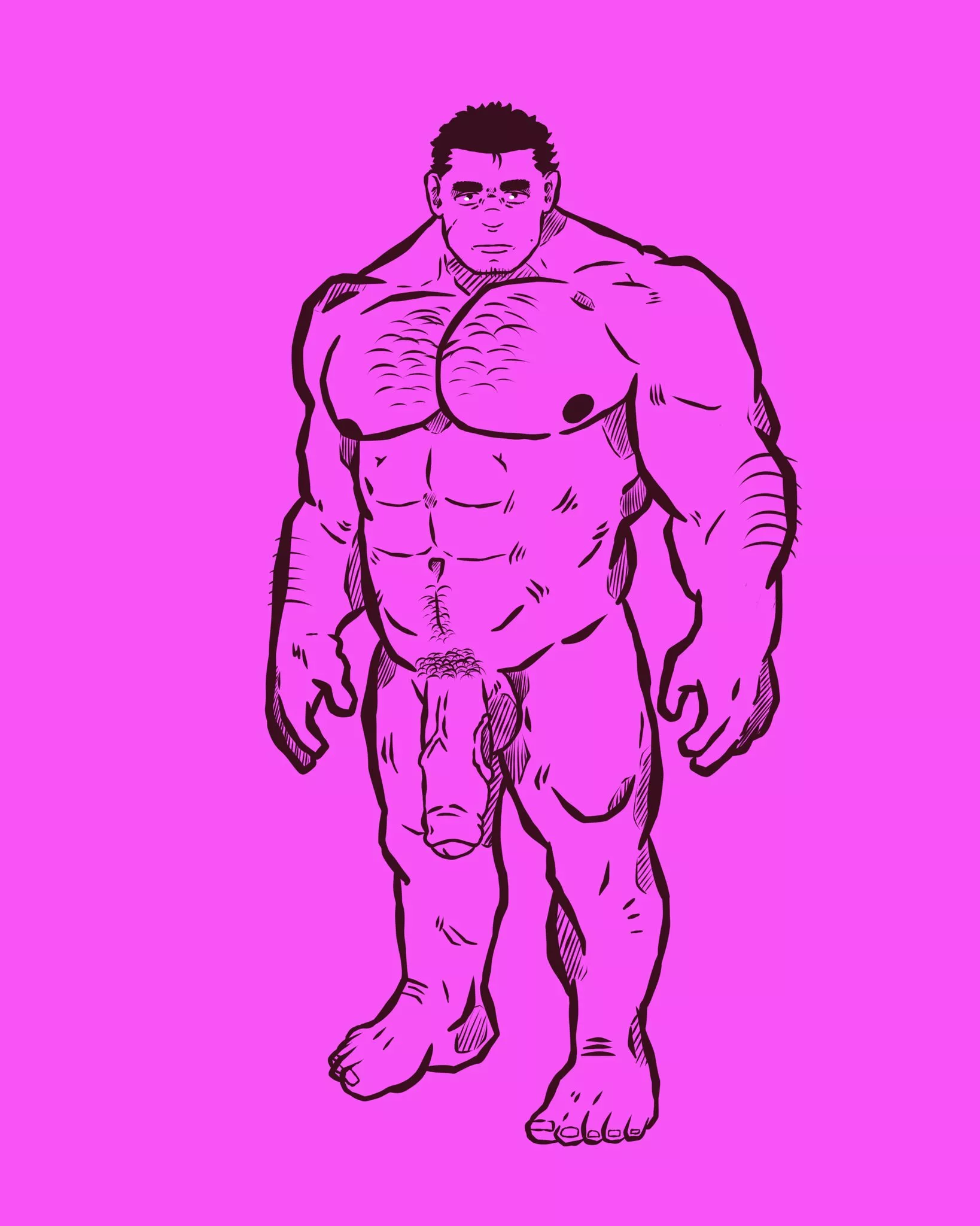 Tired Man - art by me