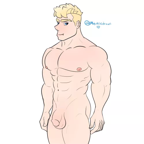 VN character - art by me