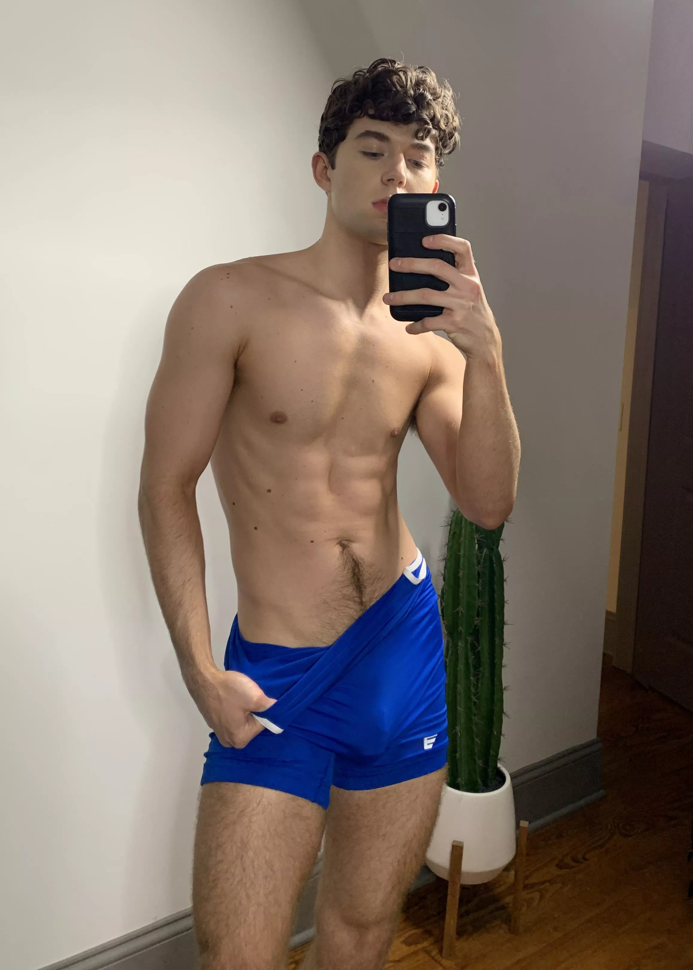 Wanna wrestle in my bed?