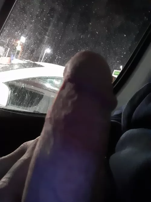 Busy morning at the gas station