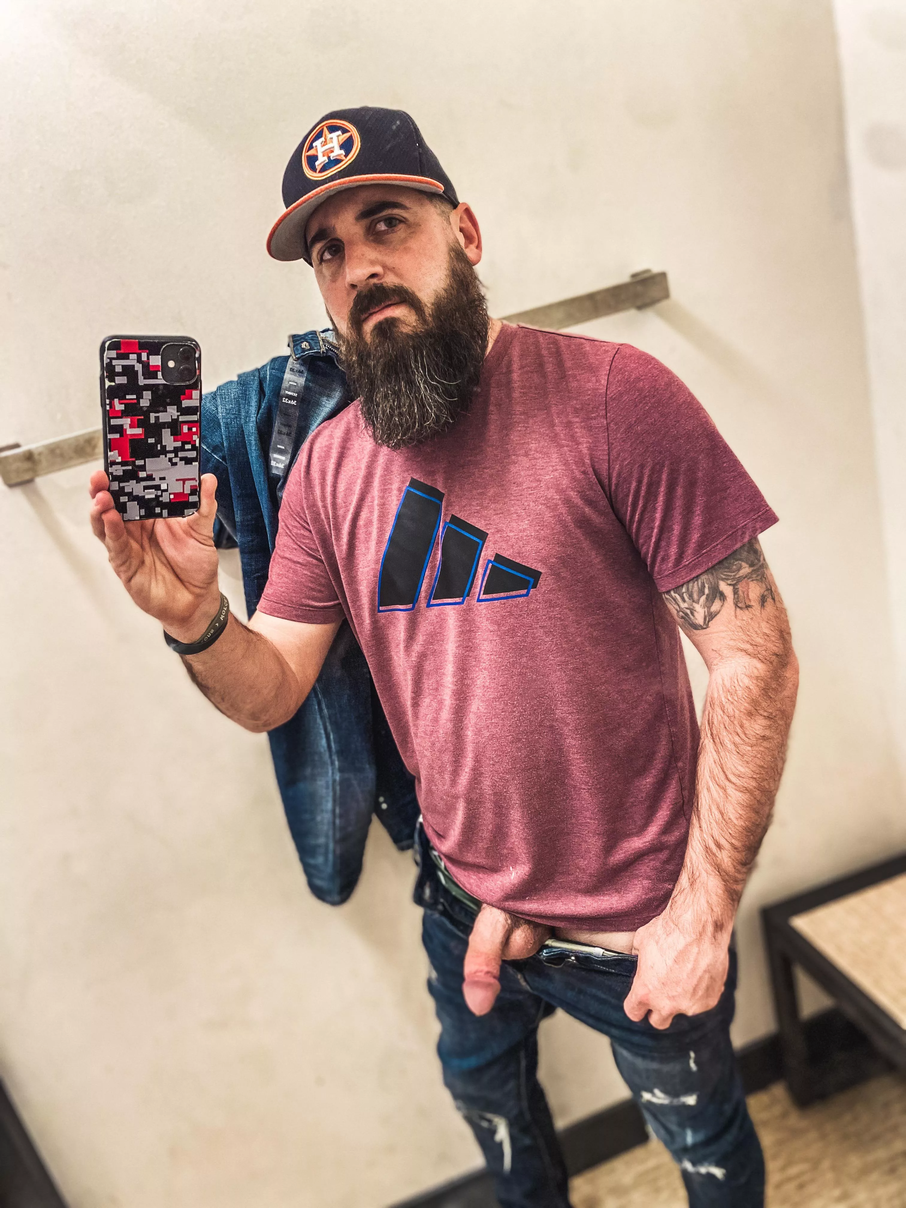 Can you guess which dressing room I am in?