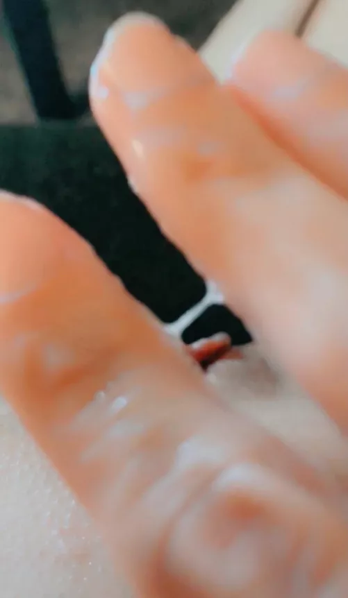 Can you see my pussy peeking out?