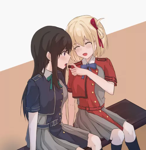 Chisato and Takina (By SummerWOOD) [Lycoris Recoil]