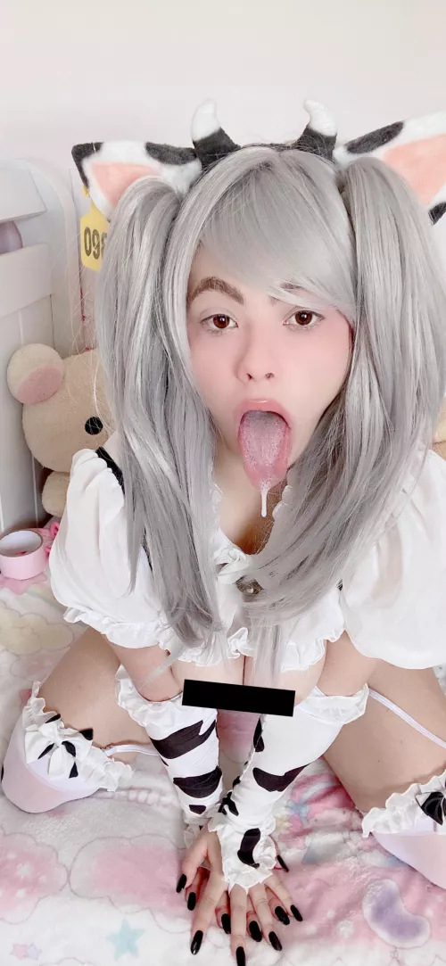 cow girl available for adoption🥛 🐾 come get your milkshake