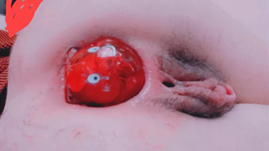For Valentine's day, i have a cute piggy bank up my butthole!