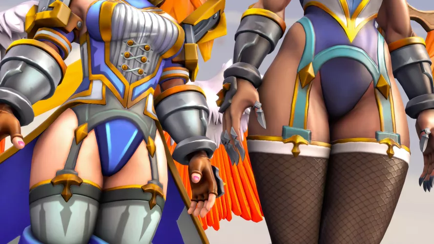 Furia and Nyx displaying the Pyre's blessings (HC)