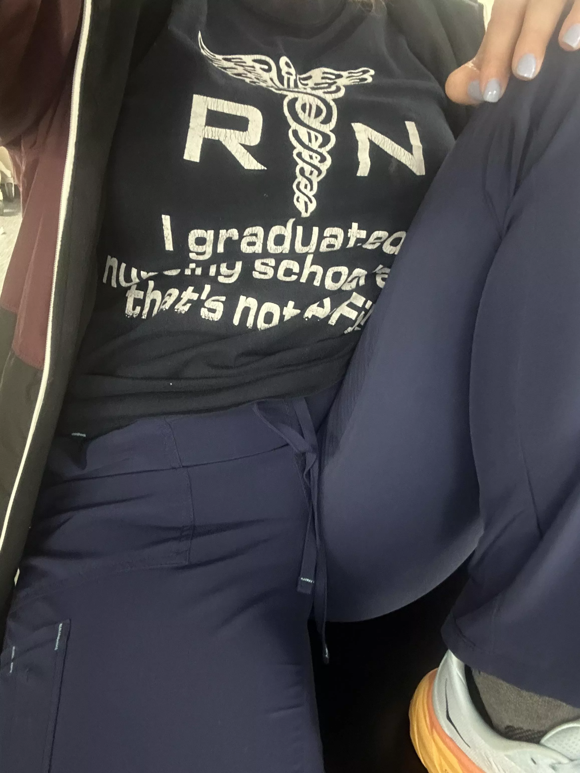 I always sit like this…the Drs don’t seem to mind