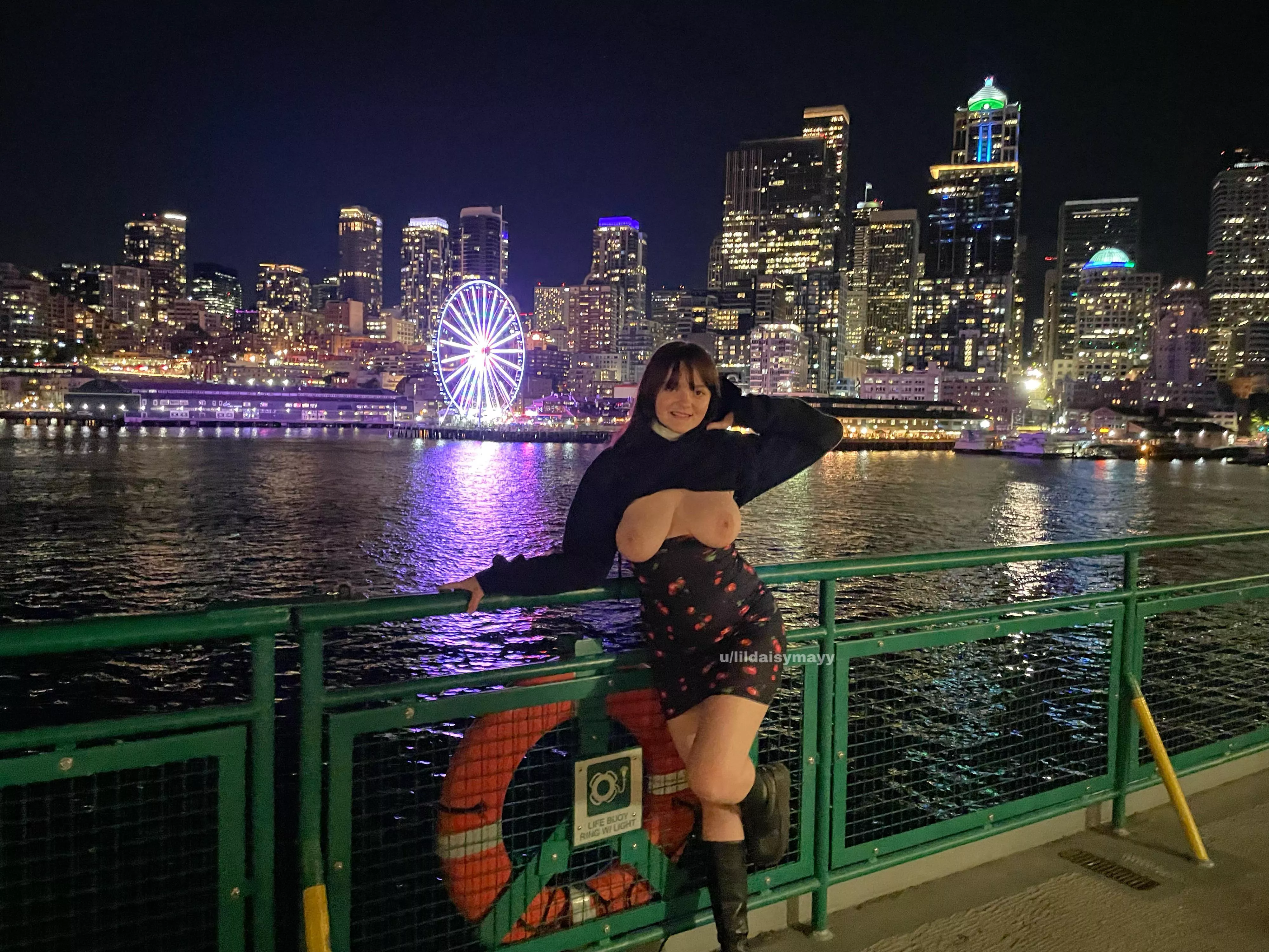 I couldn’t resist flashing with this view