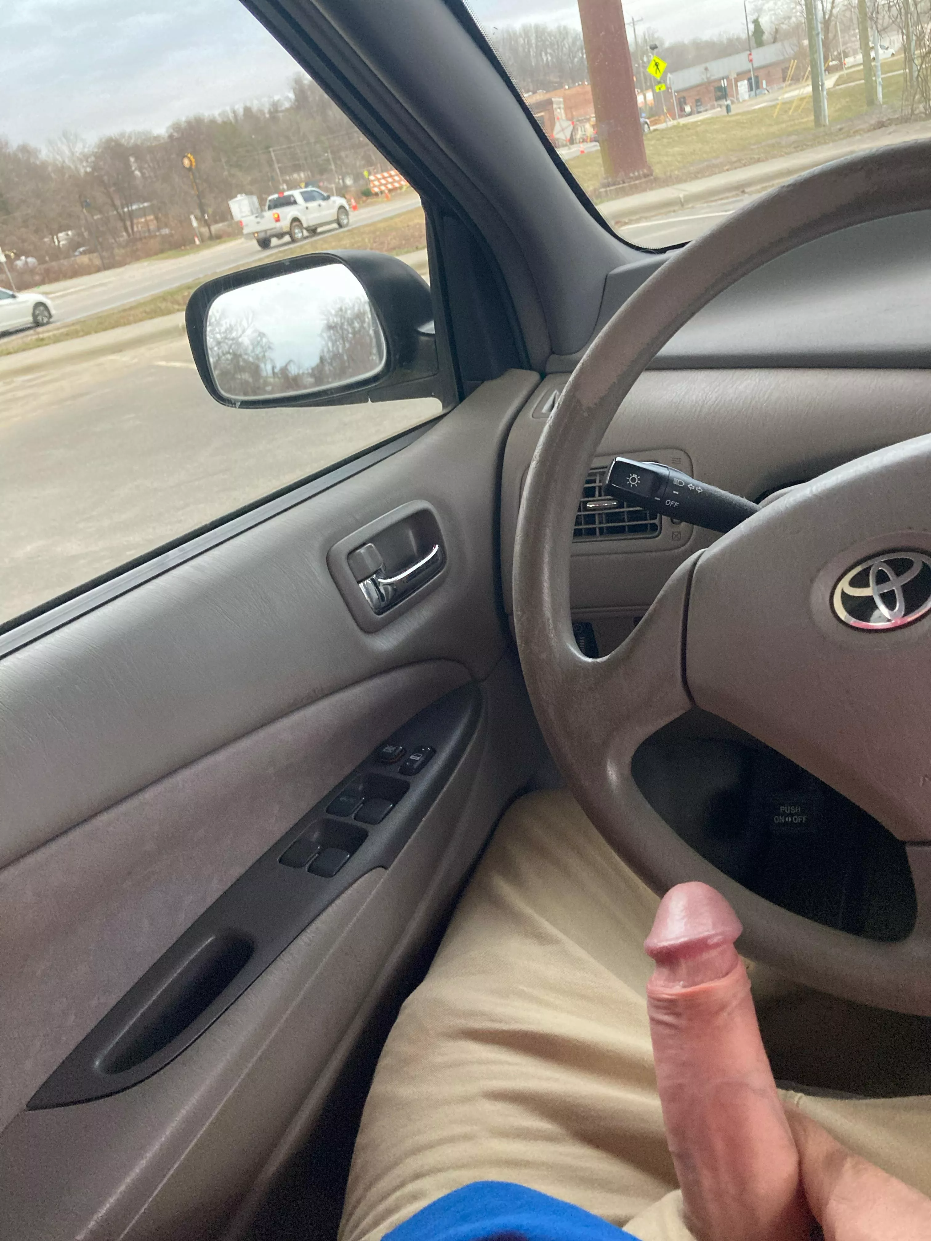 I had to pause on the way to work