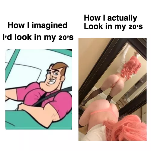 i prefer how i actually look 😳