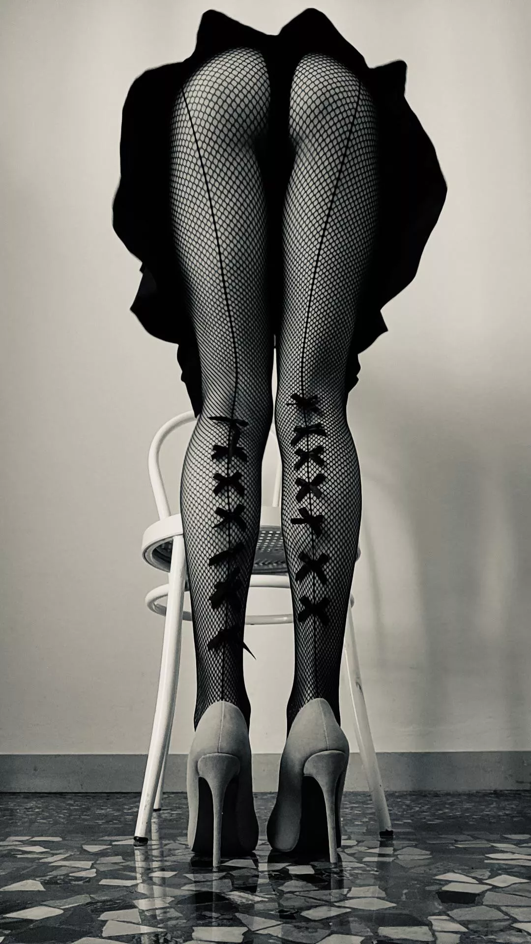 I think my dress is too short… 🖤🐇