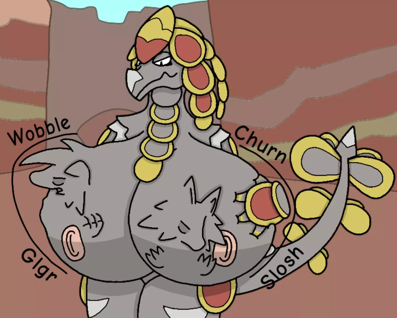 {Image}{breast vore} Pseudo-Breast Vore from Alola