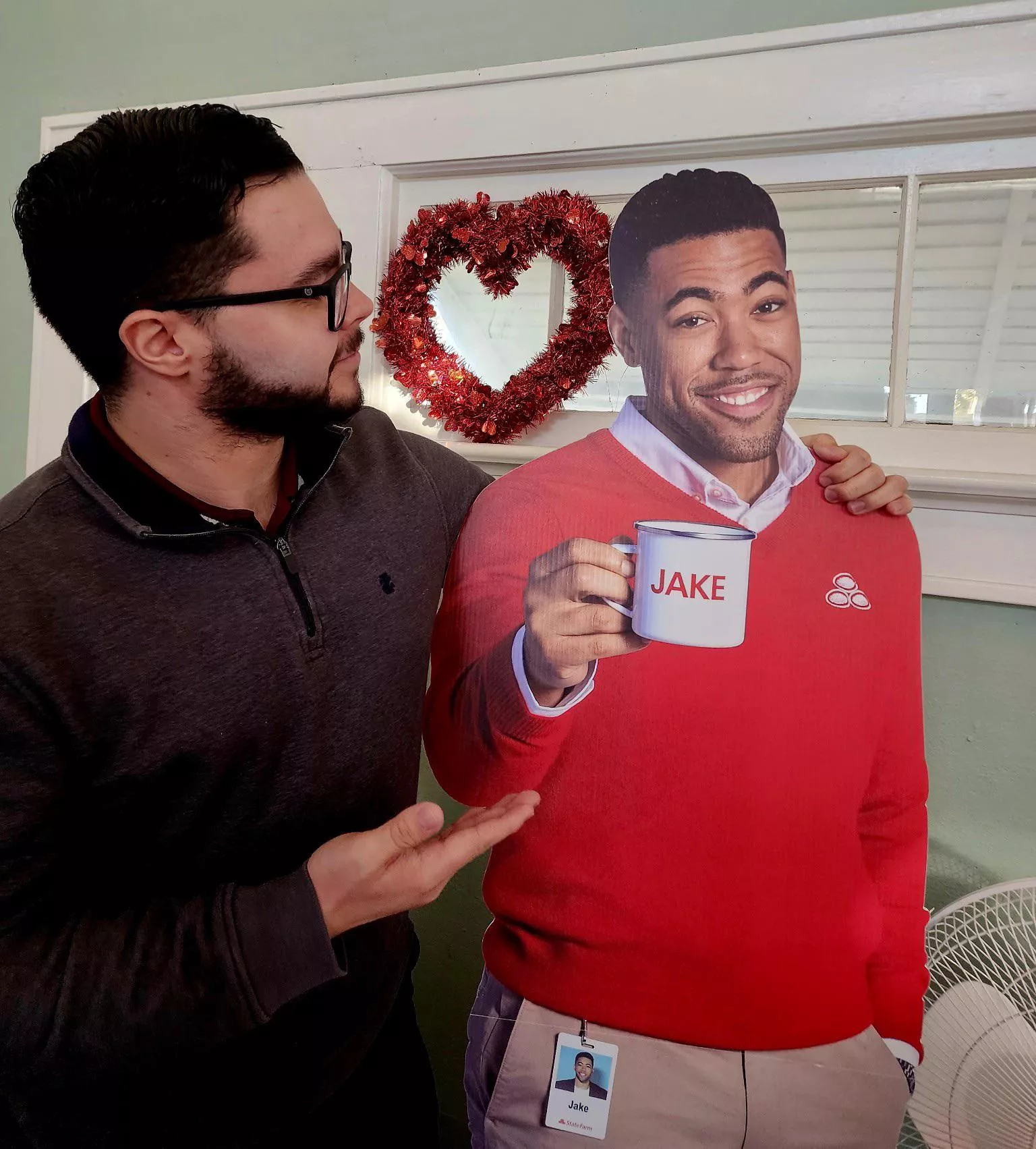 Jake and I say Happy Valentine’s Day ❤️