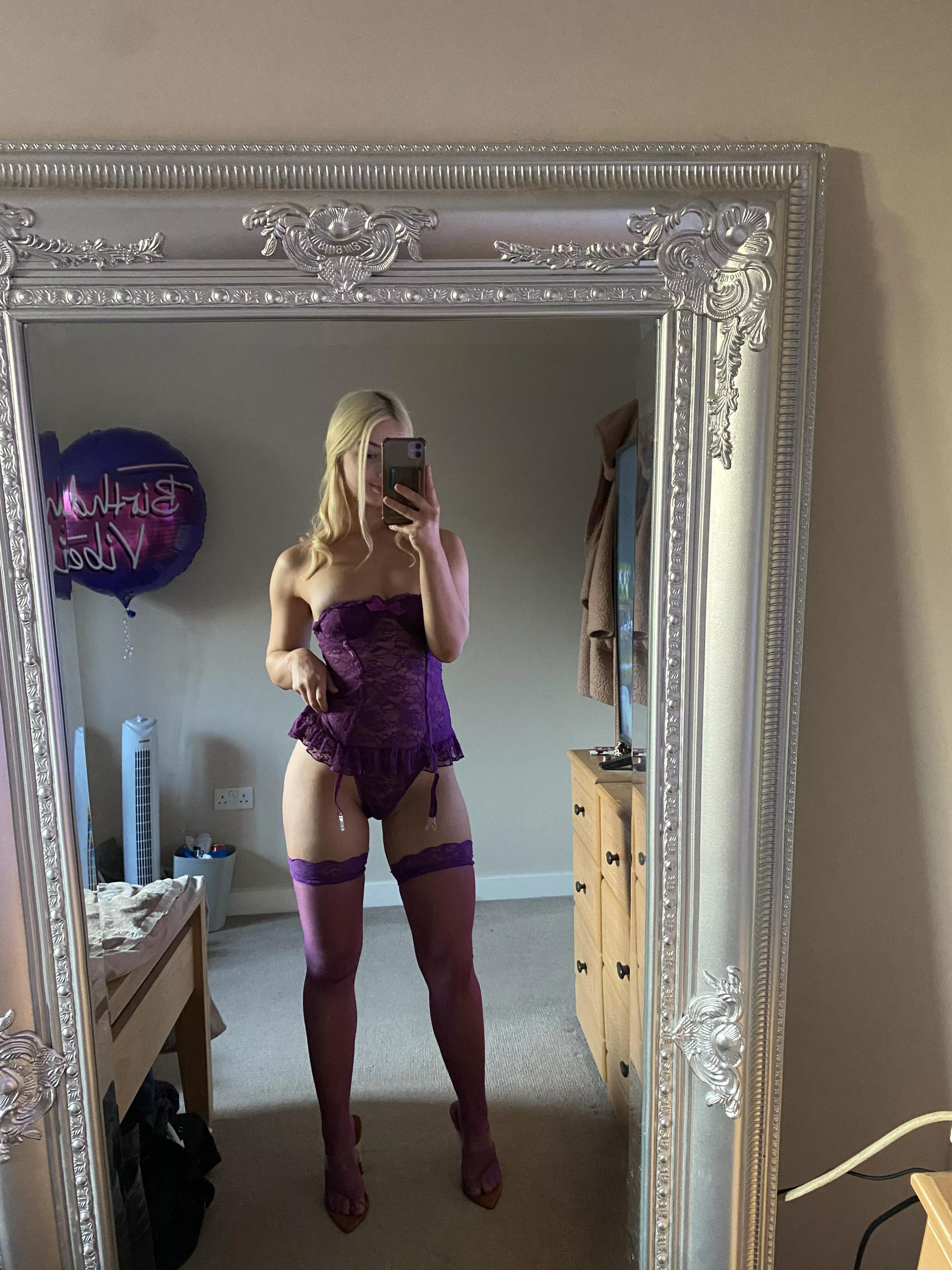 Just incase you ordered a 5ft blonde for breakfast..