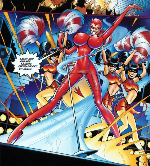 Latex Red On Stage [3 Little Kittens: Purr-fect Weapons #3]