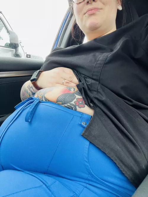 Might have overdone it again at lunch 😈