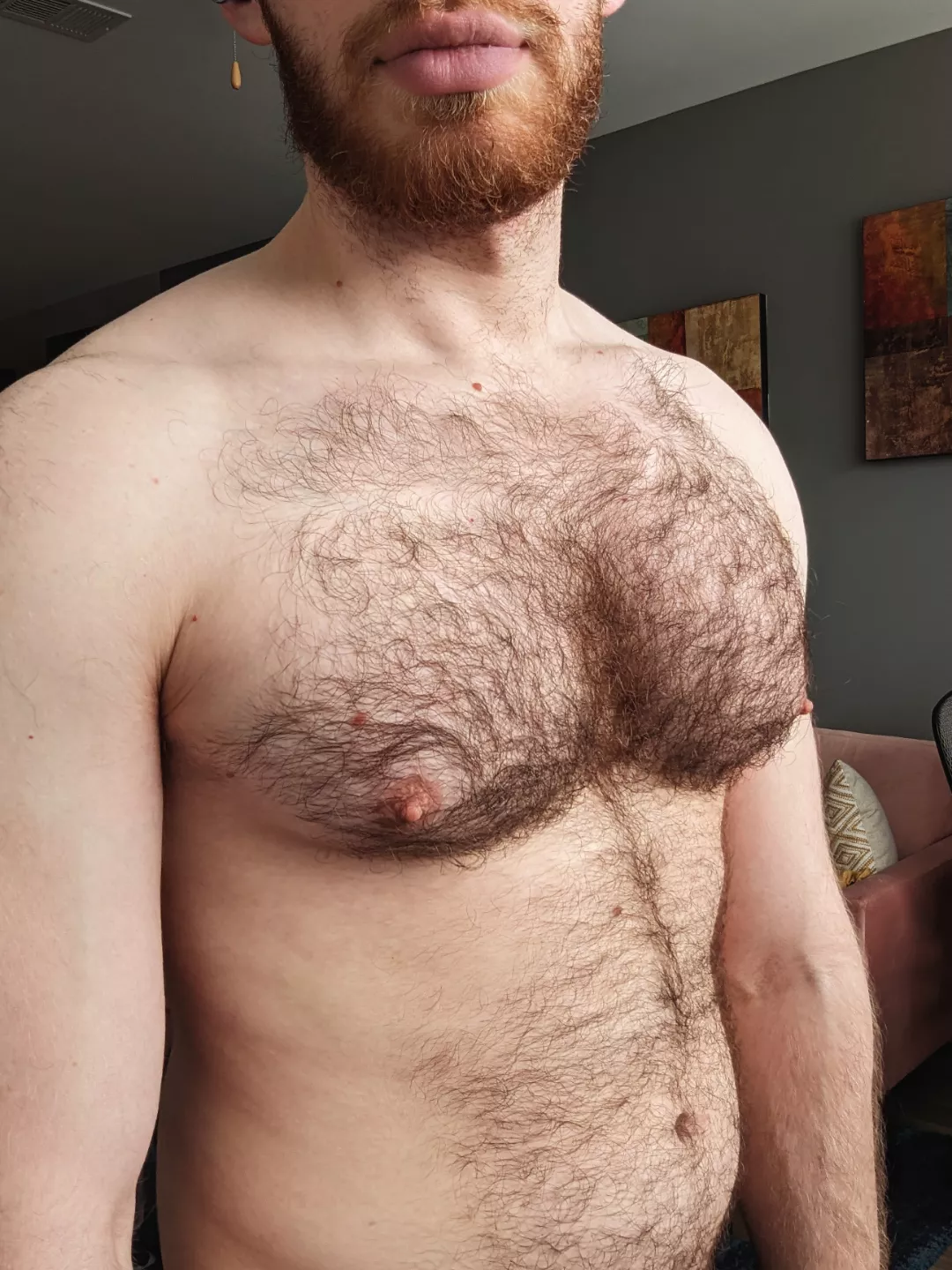 my chest and fur just keep growing