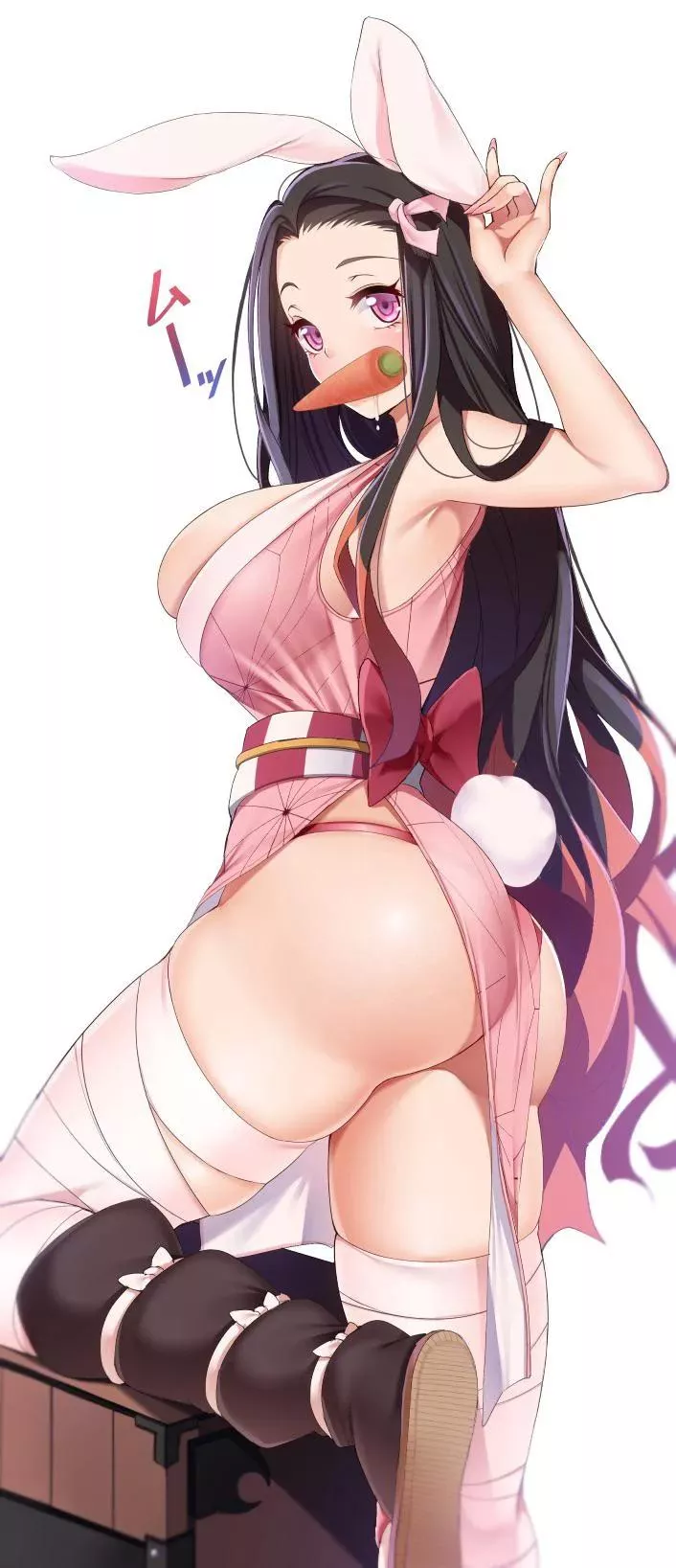 Nezuko from Demon Slayer Looking Like a Snack