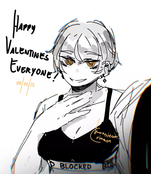 [OC] she was somewhere else during valentines day...