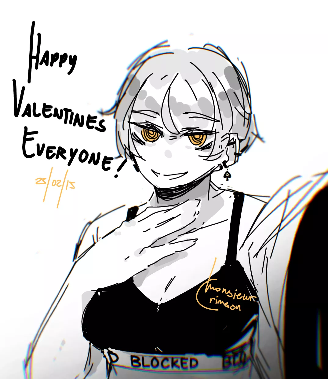 [OC] she was somewhere else during valentines day...