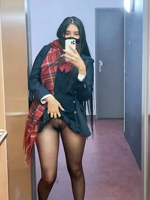 Pantyhose always look better like this!